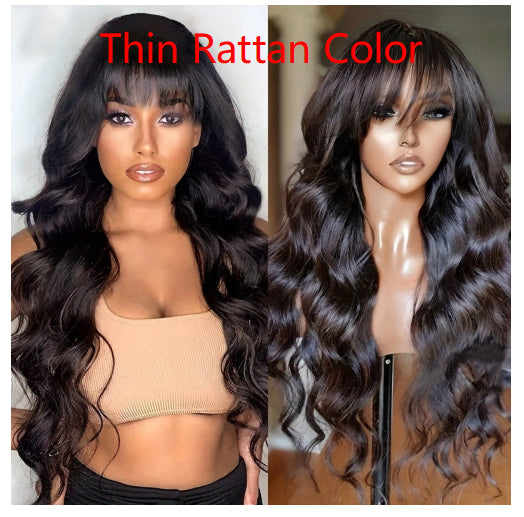 AliExpress Foreign Trade Long Wavy Full-head Wig