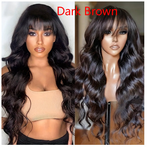 AliExpress Foreign Trade Long Wavy Full-head Wig