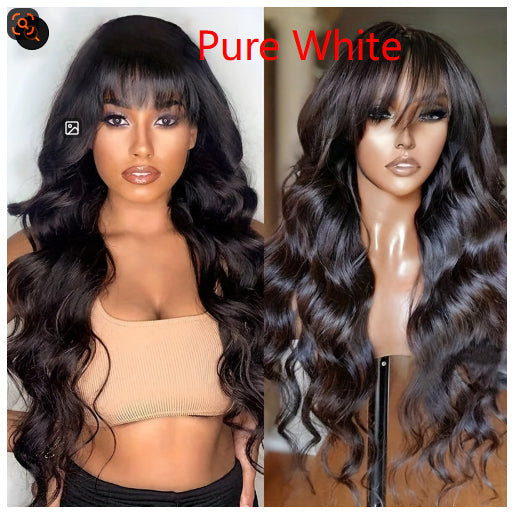 AliExpress Foreign Trade Long Wavy Full-head Wig