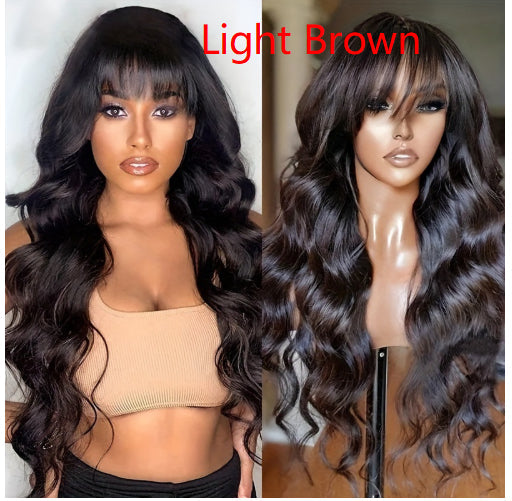 AliExpress Foreign Trade Long Wavy Full-head Wig