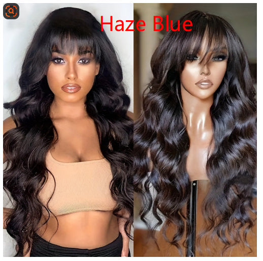 AliExpress Foreign Trade Long Wavy Full-head Wig
